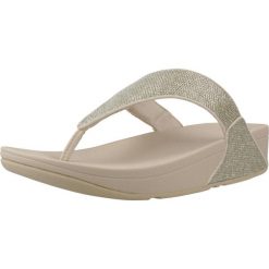 Sandały FITFLOP LULU SHIMMERGLITZ Złoty. Czerwone sandały damskie FIT FLOP, bez wzorów, z materiału, bez obcasa, bez zapięcia. Za 323.55 zł.