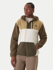 Quiksilver Bluza EQYPF03073 Khaki Regular Fit. Brązowe bluzy męskie Quiksilver, m, bez wzorów, z polaru, bez kaptura. Za 419.99 zł.
