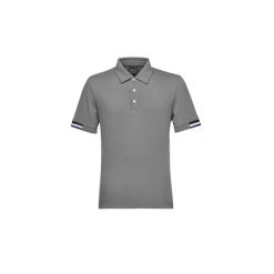 Polo pikowane 2 Geox. Szare koszulki polo męskie Geox, m, bez wzorów, eleganckie, bez ramiączek. Za 224.65 zł.