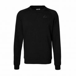 Bluza Kappa Caimali Swt. Niebieskie bluzy męskie Kappa, l, bez wzorów, z bawełny, bez kaptura, na fitness i siłownię. Za 240.00 zł.