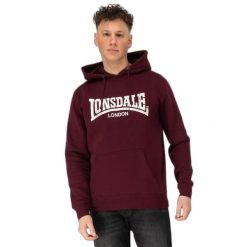 Bluza z kapturem Lonsdale Wolterton. Białe bluzy męskie Lonsdale, m, bez wzorów, z bawełny, z kapturem. Za 248.00 zł.