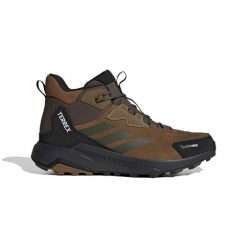 Buty męskie górskie ADIDAS TERREX ANYLANDER MID LEA CP 49.3. Brązowe trekkingi męskie Adidas, trekkingowe, climaproof (adidas). Za 479.00 zł.