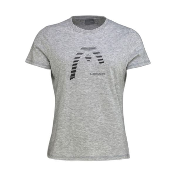 T-shirt damski Club Lara. Szare koszulki sportowe damskie Head, xl, bez wzorów, z bawełny, bez kołnierzyka, bez ramiączek, tenisowe. W wyprzedaży za 101.50 zł.