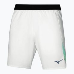 Spodenki męskie Mizuno Frontier 8 in Amplify. Białe krótkie spodenki sportowe męskie Mizuno, m, bez wzorów. Za 139.99 zł.
