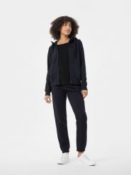 4F Spodnie dresowe joggery damskie XS. Niebieskie spodnie dresowe damskie 4f, xs, bez wzorów, z bawełny. W wyprzedaży za 79.99 zł.