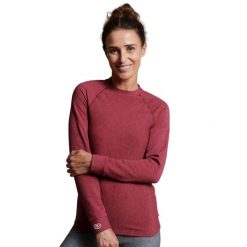 T-shirt z długim rękawem thermolactyl 3 dla kobiet Damart Comfort. Czerwone t-shirty damskie DAMART, bez wzorów, bez kołnierzyka. Za 205.00 zł.