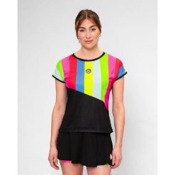 Damski tank top Bidi Badu New York. Czarne koszulki sportowe damskie BIDI BADU, bez wzorów, bez kołnierzyka, bez ramiączek, tenisowe. Za 237.00 zł.