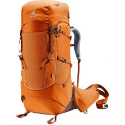Plecak trekkingowy damski Deuter Aircontact Core 55+10 SL. Brązowe plecaki damskie Deuter, bez wzorów, sportowe. Za 1,159.00 zł.