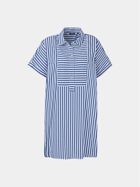 JOOP! Sukienka koszulowa 30041716 Niebieski Loose Fit. Niebieskie sukienki damskie JOOP!, bez wzorów, z bawełny, bez kołnierzyka, bez ramiączek, koszulowe. Za 399.99 zł.