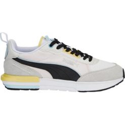 Buty Puma R22 383462 17 szare. Szare obuwie sportowe damskie bez wzorów, z gumy. Za 362.46 zł.