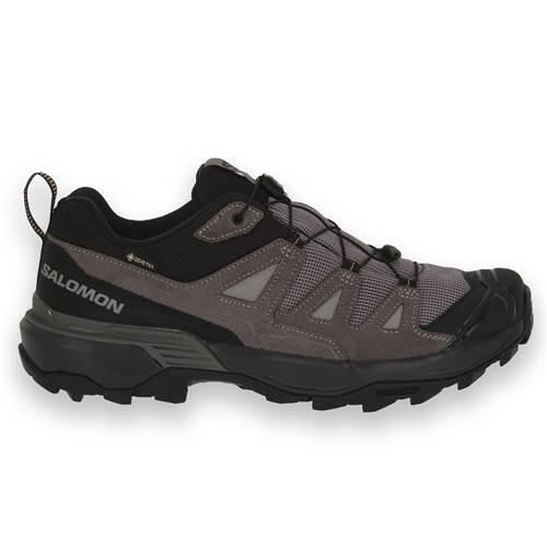 Buty trekkingowe męskie Salomon X Ultra 360 Gtx Lth. Szare trekkingi męskie Salomon, trekkingowe. Za 689.00 zł.