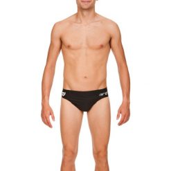 Kąpielówki slipy męskie na basen Arena Serome. Czarne kąpielówki męskie Arena, m, bez wzorów, do pływania. Za 44.99 zł.