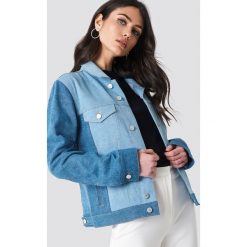 NA-KD Kurtka jeansowa w dwóch odcieniach - Blue. Kurtki damskie marki NA-KD. W wyprzedaży za 85.18 zł.