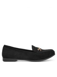 DeeZee Loafersy HXG2106-27 Czarny. Czarne mokasyny damskie DeeZee, z materiału. Za 89.99 zł.