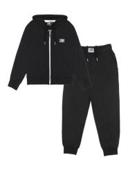 Bluza z bawełna z kaptur na czas wolny na co dzień. Czarne bluzy damskie LEONE 1947 APPAREL, bez wzorów, z bawełny, bez kaptura. Za 218.92 zł.