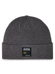 Alpha Industries Czapka Label Beanie 118934 Szary. Szare rękawiczki męskie Alpha Industries, na zimę, bez wzorów, z materiału. Za 119.99 zł.