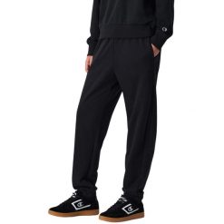 Spodnie damskie Champion Elastic Cuff Pants. Czarne spodnie sportowe damskie Champion, bez wzorów. Za 198.76 zł.