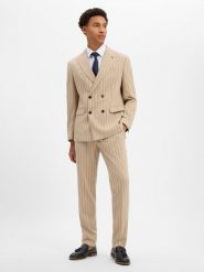 Finshley & Harding London Garnitur Mężczyźni Comfort Fit beżowy, 102. Brązowe garnitury męskie Finshley & Harding London, bez wzorów, biznesowe. Za 1,199.95 zł.