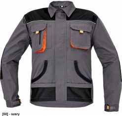 CERVA BE-01-002 - BLUZA ROBOCZA - czerwony-czarny 46. Czarne bluzy męskie CERVA, m, bez wzorów, bez kaptura. Za 71.51 zł.