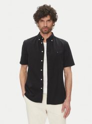 Tommy Hilfiger Koszula MW0MW37584 Czarny Regular Fit. Czarne koszule męskie Tommy Hilfiger, m, bez wzorów, z bawełny, bez kołnierzyka, bez ramiączek. Za 199.99 zł.