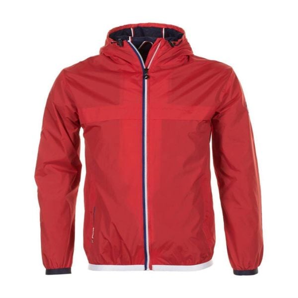 Wodoodporna kurtka Peak Mountain Capik. Czerwone kurtki męskie Peak Mountain, na zimę, xl, bez wzorów, z materiału, sportowe, bez kaptura. Za 197.50 zł.