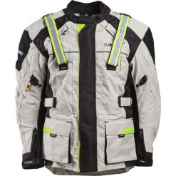 W-TEC Długa kurtka motocyklowa męska NF-2215 beżowo-czarno-zielona r. L (11950). Kurtki męskie marki W-TEC. Za 539.00 zł.