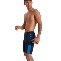 Speedo Boom Logo Splice Jammer Granatowo-Niebieski - Rozmiar 40. Niebieskie kąpielówki męskie Speedo, m, bez wzorów, do pływania. Za 617.00 zł.
