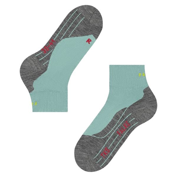 Skarpetki damskie Falke TK5 Wander. Zielone skarpety damskie Falke, bez wzorów, z poliamidu. Za 156.50 zł.