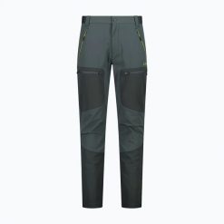 Spodnie skiturowe męskie CMP 32T2897. Zielone spodnie snowboardowe męskie CMP, m, bez wzorów, z elastanu, do biegania. Za 379.99 zł.