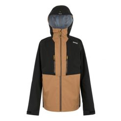 Kurtka turystyczna 3 w 1 Regatta Sacramento. Brązowe kurtki męskie Regatta, bez wzorów, z puchu, sportowe, bez kaptura. Za 663.50 zł.