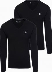 Ombre Zestaw longsleeve męski V-NECK - mix 2-pak V3 Z87 XXL. Bluzki z długim rękawem męskie Ombre, m, bez wzorów, bez kołnierzyka. Za 159.99 zł.