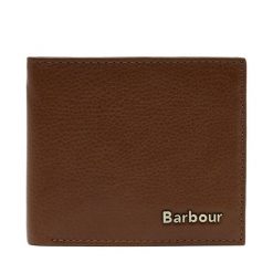 Portfel Barbour. Brązowe portfele męskie Barbour, bez wzorów. Za 329.99 zł.