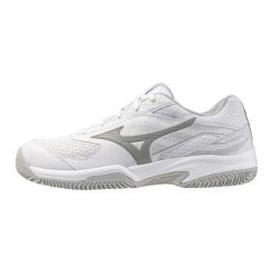 Tenisówki dla dziewczynek Mizuno Break Shot 5 Wos. Białe trampki i tenisówki dziewczęce Mizuno, bez wzorów, z materiału, bez zapięcia. Za 239.99 zł.