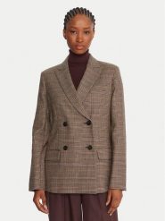 Weekend Max Mara Marynarka Giove 2525046022 Brązowy Regular Fit. Brązowe żakiety damskie Weekend Max Mara, bez wzorów, z wełny. Za 1,969.00 zł.