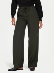 ONLY Spodnie materiałowe Ginny 15331492 Brązowy Wide Leg. Brązowe spodnie materiałowe damskie Only, l, bez wzorów, z materiału. Za 119.99 zł.