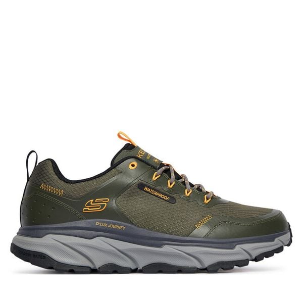 Trekkingi Skechers. Brązowe trekkingi męskie Skechers, trekkingowe. Za 383.99 zł.