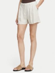 Vero Moda Szorty materiałowe Rosie 10346913 Beżowy jasny Loose Fit. Brązowe szorty damskie Vero Moda, s, bez wzorów, z materiału. Za 95.99 zł.