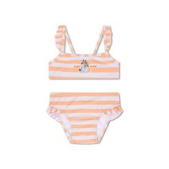 Bikini Swim Essentials x Bluey dół pomarańczowy UPF50+. Brązowe bikini damskie SWIM ESSENTIALS, s, bez wzorów, moda ciążowa. Za 200.99 zł.