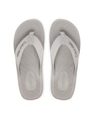 Calvin Klein Japonki Logo Webbing Strap HM0HM02106 Szary. Szare klapki męskie Calvin Klein, z materiału. Za 189.99 zł.