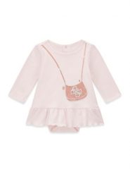Guess Sukienka codzienna S6BG02 K5997 Różowy jasny Regular Fit. Czerwone sukienki dla dziewczynek Guess, z aplikacjami, z bawełny, bez ramiączek. Za 174.99 zł.
