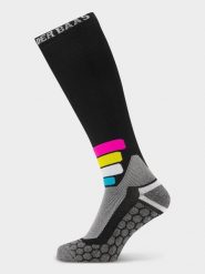 Skarpety narciarskie unisex Poederbaas Kompresja techniczna Pro Merino 1 para. Czarne skarpety damskie POEDERBAAS, bez wzorów, z poliamidu. Za 199.42 zł.