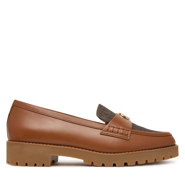 Loafersy MICHAEL Michael Kors. Brązowe mokasyny damskie MICHAEL Michael Kors. Za 597.99 zł.
