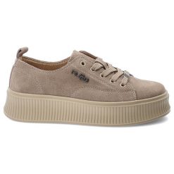 Sneakersy damskie Filippo o klasycznym sznurowanym fasonie z miękką cholewką i subtelnym logo marki osadzone na grubszej profilowanej podeszwie beżow. Brązowe półbuty damskie Filippo, bez wzorów, klasyczne, bez obcasa, bez zapięcia. Za 199.00 zł.