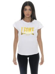 Koszulka z bawełna na co dzień na siłownię. Białe koszulki sportowe damskie LEONE 1947 APPAREL, xl, bez wzorów, z bawełny, bez kołnierzyka, bez ramiączek, na fitness i siłownię. Za 164.19 zł.