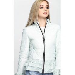 Jasnozielona Kurtka Inflorescence. Kurtki damskie Born2be, na jesień, s, bez wzorów, bez kaptura. Za 189.99 zł.