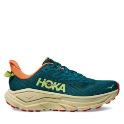 Buty do biegania Hoka. Niebieskie obuwie sportowe damskie HOKA, bez wzorów, do biegania. Za 719.99 zł.