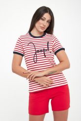 T-shirt damski w paski Trinity JOOP!. T-shirty damskie JOOP!, xxs, bez wzorów, bez kołnierzyka. Za 579.00 zł.