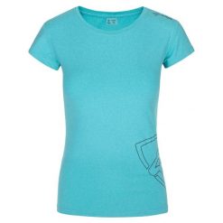 Koszulka techniczna damska Kilpi LISMAIN-W. Niebieskie t-shirty damskie Kilpi, xs, bez wzorów, sportowe, bez kołnierzyka. Za 165.99 zł.