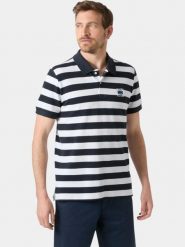 Koszulka Polo Męska Helly Hansen Toulon Graphic. Białe koszulki polo męskie Helly Hansen, na lato, l, bez wzorów, z bawełny, bez kołnierzyka, bez ramiączek. Za 299.00 zł.
