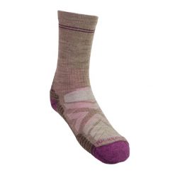 Skarpety trekkingowe Smartwool Hike Light Cushion Crew. Brązowe skarpety damskie Smartwool, bez wzorów, z wełny. Za 109.99 zł.